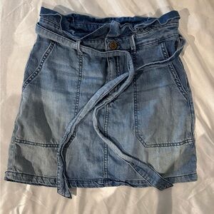 Free People Denim Mini Skirt